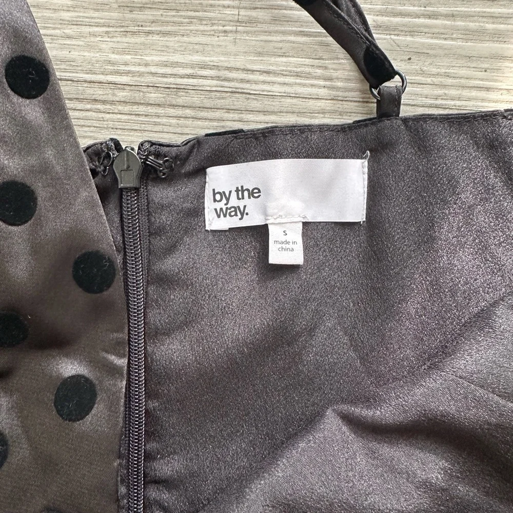 By the way Chic Black Polka Dot Romper - Picture 5 of 5